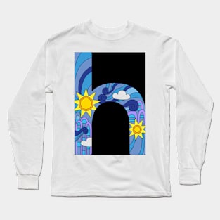 Alphabet 029 (Style:13) Long Sleeve T-Shirt